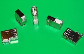 Порти, роз'єми Порты, разъемы ^/--/^ Гнездо разъем USB монтажное ^_^^^ Гніздо роз'єм USB монтажне - фото фото фото