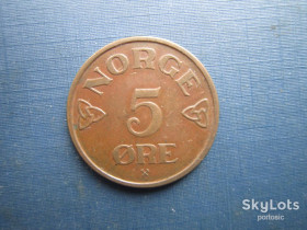 Норвегія Норвегия ^/--/^ Монета 5 ере Норвегія 1952 ^_^^^ Монета 5 эре Норвегия 1952 - фото фото фото