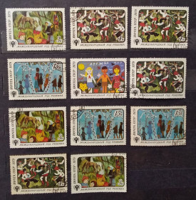 СРСР - СССР - ^/--/^ СССР 1979 г - Международный год ребенка,  гаш ^_^^^ СРСР 1979 р. - Міжнародний рік дитини, гаш - фото фото фото