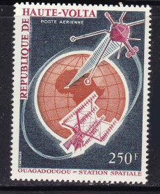 Освоєння космосу Освоение космоса ^/--/^ Космос . Верхняя Вольта / DHV  1966 г  MNH - ^_^^^ Верхня Вольта / DHV 1966 MNH - фото фото фото