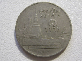 Таїланд Таиланд ^/--/^ Таиланд 1 бат 1987 года #35068 ^_^^^ Таїланд 1 бат 1987 року #35068 - фото фото фото