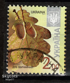 Після  року После  года ^/--/^ YY 2012 р. 8-й стандарт Дуб звичайний, мікрошрифт 2014-ІІ,  гашена ^_^^^ 2012 г. 8-й стандарт Дуб обыкновенный, микрошрифт 2014-II, гашена - фото фото фото