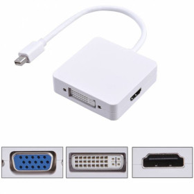 Кабелі та перехідники Кабели и переходники ^/--/^ Переходник Apple Mini DisplayPort to HDMI DVI VGA (mini DP thunderbolt) - фото фото фото