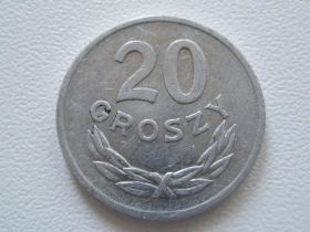 - року - года ^/--/^ Польша 20 грошей 1976 года #14501 ^_^^^ Польща 20 грошей 1976 року #14501 - фото фото фото