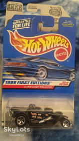 Hot Wheels Hot Wheels ^/--/^ Hot Wheels Mattel 1998 First Editions Super Comp Dragster #22 of 40 cars #655 - фото фото фото