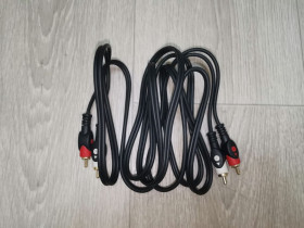 Кабелі, адаптери Кабели, адаптеры ^/--/^ Кабель 2 /--/ RCA x 2 /--/ RCA штекер. 2.4 м. ^_^^^ Кабель 2 /--/ RCA x 2 /--/ RCA штекер 2.4 м. - фото фото фото