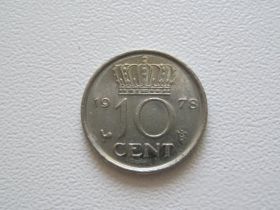 Нідерланди Нидерланды ^/--/^ Нидерланды 10 центов 1978 года #9520 ^_^^^ Нідерланди 10 центів 1978 #9520 - фото фото фото