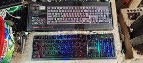 Клавіатури Клавиатуры ^/--/^ Игровая клавиатура с подсветкой RGB REAL-EL Comfort 7011 Backlit USB № 24080111 ^_^^^ Ігрова клавіатура з підсвічуванням RGB REAL-EL Comfort 7011 Backlit USB No 24080111 - фото фото фото