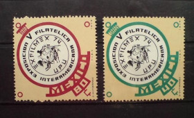 Інше Другое ^/--/^ Мексика Mexico 1974 5 /--/ я Филвыставка MNH ^_^^^ Мексика Mexico 1974 5 Філвиставка MNH - фото фото фото