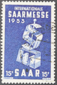 Інше Другое ^/--/^ Германия Саар Флаги Выставка 1953 ^_^^^ Німеччина Саар Прапори Виставка 1953 - фото фото фото
