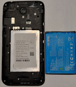 Інше  (Корпуса) Другое (Корпуса) ^/--/^ Alcatel Raven LTE A /--/ 574 /--/ BL кришка і інші запчастини ^_^^^ Alcatel Raven LTE A /--/ 574 /--/ BL крышка и другие запчасти - фото фото фото