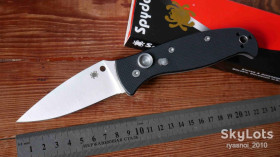 Ножі, мультітули Ножи, мультитулы ^/--/^ Spyder C /--/ 165 Autonomy 2 Automatic, G /--/ 10 Black, D /--/ 2 Satin, Replica, Tactical, EDC, Button-Liner Lock - фото фото фото