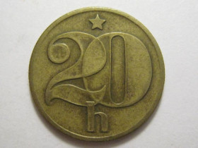 Чехословаччина Чехословакия ^/--/^ Чехословакия 20 геллеров 1972 года 37402 ^_^^^ Чехословаччина 20 геллерів 1972 року 37402 - фото фото фото