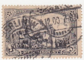 Веймарська республіка Веймарская республика ^/--/^ Германия  ( империя) 1900 г. №  64 гашеная ^_^^^ Німеччина (Імперія) 1900 р. No 64 гашена - фото фото фото