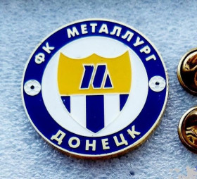 Спортивні Спортивные ^/--/^ значок футбол Украина - большой позолоченный значок 32 мм.  ФК Металлург Донецк, Донецкая область. ^_^^^ значок футбол Україна - великий позолочений значок 32 мм. ФК Металург Донецьк, Донецька область. - фото фото фото