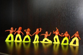 Фігурки, солдатики Фигурки, солдатики ^/--/^ индейцы    (Manurba- Domplast) ФРГ 60-65 /--/ мм    (набор) ^_^^^ індіанці (Manurba- Domplast) ФРН 60-65 мм (набір) - фото фото фото