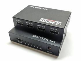 Кабелі та перехідники Кабели и переходники ^/--/^ HDMI сплиттер 1 на 4 порта ^_^^^ HDMI спліттер 1 на 4 порти - фото фото фото