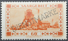 Інше Другое ^/--/^ Германия Саар Надпечатка  DIENSTMARKE 1929 ^_^^^ Німеччина Саар Надпечатка DIENSTMARKE 1929 - фото фото фото