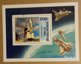 Інші країни Другие страны ^/--/^ Конго 1981 космос США Space shuttle Mi блок 27 ^_^^^ 1981 — Космос США Space shuttle Mi блок - фото фото фото