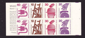 НДР, ФРН ГДР, ФРГ ^/--/^ Германия - Берлин . Буклет  1974 г MNH  - стандарт - техника безопасности - 2 /--/ а скана ^_^^^ Німеччина - Берлін. Буклет 1974 MNH - стандарт - техніка безпеки - 2 /--/ а скана - фото фото фото