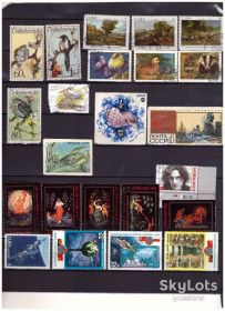 СРСР - СССР - ^/--/^ 22 марки на листе 1967, 1975, 1976, 1978, 1979 ^_^^^ 22 марки на аркуші 1967, 1975, 1976, 1978, 1979 - фото фото фото