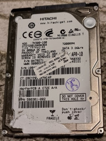 Жорсткі диски Жесткие диски ^/--/^ &amp;quot;99%&amp;quot; hdd 2.5 160 гб hitachi 7200 жесткий диск hts /--/ 725016 /--/ a /--/ 9 /--/ a /--/ 364 хитачи дутый - фото фото фото
