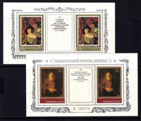 Мистецтво Искусство ^/--/^ Искусство .  СССР  1983 г  MNH -  ЭРМИТАЖ - живопись ^_^^^ СРСР 1983 MNH - ЕРМІТАЖ - живопис - фото фото фото