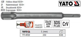 Бури Буры ^/--/^ Зубило U-подибне SDS+ 22 /--/ х /--/ 18 /--/ х /--/ 250 мм l /--/ 250 мм YATO YT-4722 ^_^^^ Зубило U-подібне SDS+ 22 /--/ х /--/ 18 /--/ х /--/ 250 мм l /--/ 250 мм YATO YT-4722 - фото фото фото
