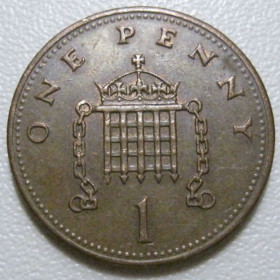 Єлизавета II (після ) Елизавета II (после ) ^/--/^ Велика Британія 1 пенні 1989 року 41561 ^_^^^ Великобритания 1 пенни 1989 года 41561 - фото фото фото