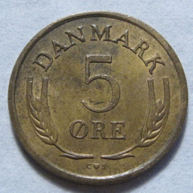 Данія Дания ^/--/^ Данія 5 ере 1966 року #6 /--/ П /--/ 326 ^_^^^ Дания 5 эре 1966 года #6 /--/ П /--/ 326 - фото фото фото