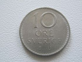 Швеція Швеция ^/--/^ Швеция 10 эре 1969 года #16652 ^_^^^ Швеція 10 ери 1969 року #16652 - фото фото фото