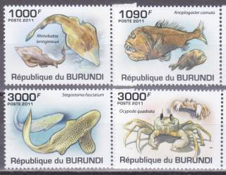 Бурунді Бурунди ^/--/^ Бурунди 2011 РЫБА КРАБ ПОДВОДНЫЙ МИР ИХТИОЛОГИЯ НАУКА ЧЛЕНИСТОНОГИЕ ФАУНА SW /--/ 2042-2045**MNH $9.42 !!! ^_^^^ Бурунді 2011 Риба КРАБ ПІДВОДНИЙ СВІТ ІХТІОЛОГІЯ НАУКА ЧЛЕНІСТОНОГІ ФАУНА Серія 4 /--/ М** MNH - фото фото фото