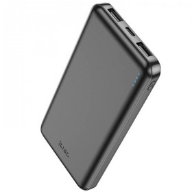 Зовнішні акумулятори (Power Bank) Внешние аккумуляторы (Power Bank) ^/--/^ Power bank Hoco J /--/ 100 10000 mAh повербанк 2 /--/ хUSB Black - фото фото фото