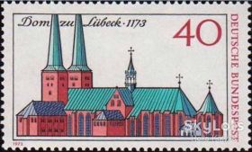 НДР, ФРН ГДР, ФРГ ^/--/^ ФРГ 1973 религия архитектура Mi 779 MNH ^_^^^ ФРН 1973 релігія архітектура Mi 779 MNH - фото фото фото