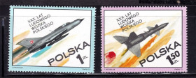 Транспорт Транспорт ^/--/^ Авиация .  Польша  1973 г MNH - ^_^^^ Польща 1973 MNH - фото фото фото