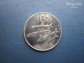 Ісландія Исландия ^/--/^ Монета 10 крон Ісландія 1994 фауна риба корова ^_^^^ Монета 10 крон Исландия 1994 фауна рыба корова - фото фото фото