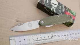 Ножі, мультітули Ножи, мультитулы ^/--/^ ESEE Churp BRKC /--/ 1, D /--/ 2 Satin, Micarta Green and Stainless Steel, Outdoor, EDC, Liner Lock - фото фото фото