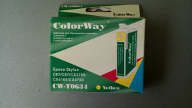 Картриджі Картриджи ^/--/^ Картридж Colorway CW-T /--/ 0634 Жовтий для Epson Stylus C /--/ 67 C /--/ 87 CX /--/ 3700 CX /--/ 4100 CX /--/ 4700 ^_^^^ Картридж Colorway CW-T /--/ 0634 Желтый для Epson Stylus C /--/ 67 C /--/ 87 CX /--/ 3700 CX /--/ 4100 CX /--/ 4700 - фото фото фото