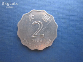 Китай Китай ^/--/^ Монета 2 доллара Гонг-Конг Гонконг  (Китай) 1994 ^_^^^ Монета 2 долара Гонг-Конг Гонконг (Китай) 1994 - фото фото фото