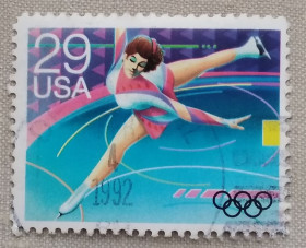 Спорт Спорт ^/--/^ США 1992 г - Зимние Олимпийские игры – Альбервиль, Франция, гаш ^_^^^ США 1992 р - Зимові Олімпійські ігри - Альбервіль, Франція, гаш - фото фото фото