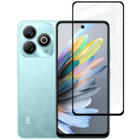 Чохли, бампера Чехлы, бампера ^/--/^ Захисне скло Fiji Premium для ZTE Blade A /--/ 75 повне проклеювання Anti-Static чорний ^_^^^ Защитное стекло Fiji Premium для ZTE Blade A /--/ 75 полное проклеивание Anti-Static черный - фото фото фото