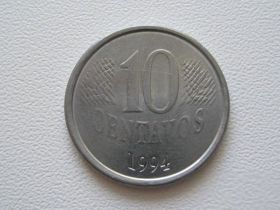 Бразилія Бразилия ^/--/^ Бразилия 10 сентаво 1994 года #9897 ^_^^^ Бразилія 10 сентаво 1994 року #9897 - фото фото фото