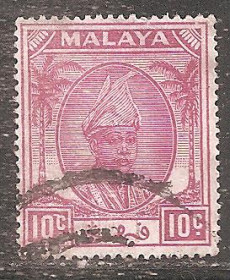 Малайзія Малайзия ^/--/^ Бр.Малайя      (Паханг) 1950 Sc.56 гаш. ^_^^^ Бр.Малайя (Паханг) 1950 Sc.56 гаш. - фото фото фото