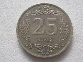 Туреччина Турция ^/--/^ Турция 25 куруш 2015 года 31663 ^_^^^ Туреччина 25 куруш 2015 року 31663 - фото фото фото