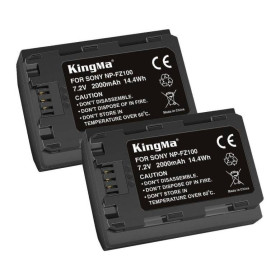 Акумулятори Аккумуляторы ^/--/^ 2-Pack KingMa Sony NP-FZ /--/ 100 комплект из 2 аккумуляторов ^_^^^ 2 /--/ Pack KingMa Sony NP-FZ /--/ 100 комплект з 2 акумуляторів - фото фото фото