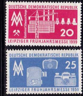 НДР, ФРН ГДР, ФРГ ^/--/^ ZM ГДР 1959 г  MNH - техника - ^_^^^ ZM НДР 1959 MNH - техніка - фото фото фото