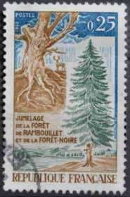 Інше Другое ^/--/^ Франция Фауна Олень Флора Защита природы 1968 ^_^^^ Франція Фауна Олень Флора Захист природи 1968 - фото фото фото