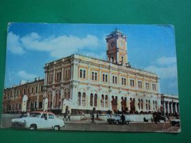 СРСР СССР ^/--/^ СССР 1969 /--/ г. Москва. Ленинградский вокзал. ^_^^^ СРСР 1969 /--/ р. Москва. Ленінградський вокзал. - фото фото фото