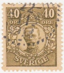 Інші країни Другие страны ^/--/^ Швеция 1911  г. № 79 гашеная ^_^^^ Швеція 1911 р. No 79 гашена - фото фото фото