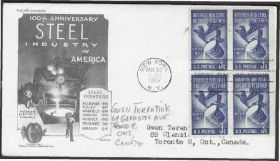 Америка Америка ^/--/^ США 1957 ПРОИЗВОДСТВО СТАЛИ МЕТАЛЛУРГИЯ МЕТАЛЛ ЖЕЛЕЗО СЫРЬЁ РЕСУРСЫ МИНЕРАЛЫ Один КПД Mi.712 х /--/ 4 /--/ шт. ^_^^^ 1957 — виробництво сталі металургія метал залізо сировифікували ресурси мінерали один ККД Mi.712 х /--/ 4 /--/ шт. - фото фото фото